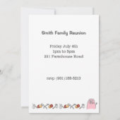 Invitation BBQ amusante (Dos)