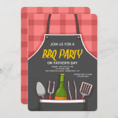Invitation BBQ Apron (Devant / Derrière)
