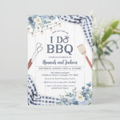 Invitation BBQ avec Marine et Bleu clair (Debout devant)