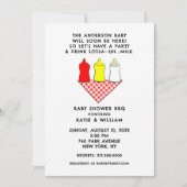 Invitation BBQ Baby Shower d'été (Devant)