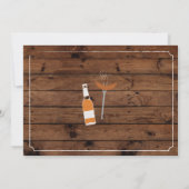 Invitation BBQ & BEERS Anniversaire 30e 40e anniversaire Invi (Dos)