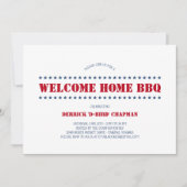 Invitation BBQ bienvenu Etats-Unis de maison (Devant)