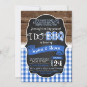 Invitation BBQ - Bleu (Devant)