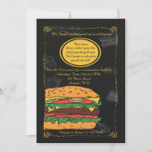Invitation BBQ Burger Classique (Devant)