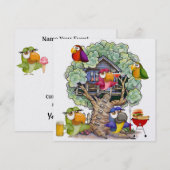 Invitation BBQ - Cocktails - Cocktails - Cocktails - Fête - S (Devant / Derrière)