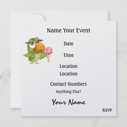 Invitation BBQ - Cookout - Fête - SRF (Dos)