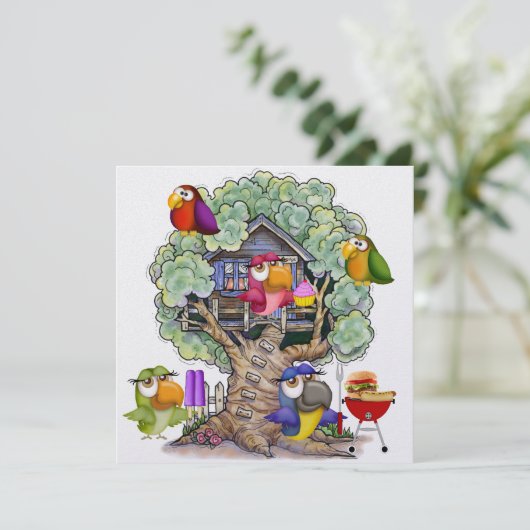 Invitation BBQ - Cookout - Fête - SRF (Debout devant)