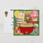 Invitation BBQ Cuire (Devant / Derrière)