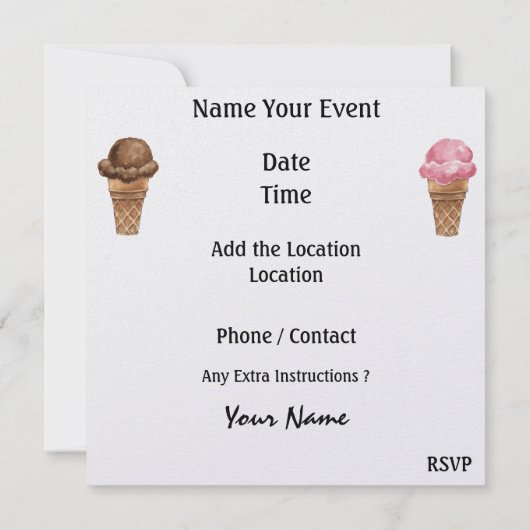 Invitation BBQ Cuire (Dos)