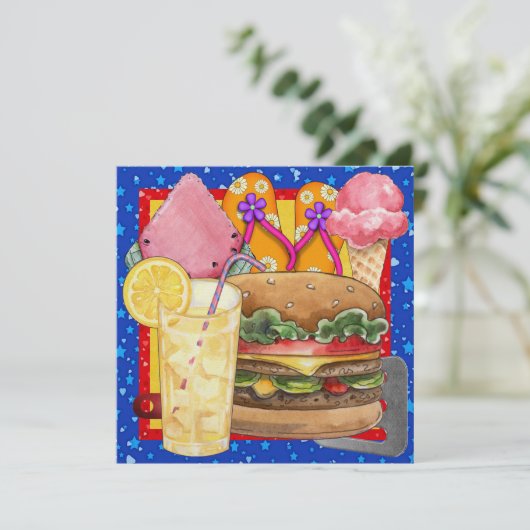 Invitation BBQ - Cuisine - Fête ! SRF (Debout devant)