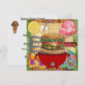 Invitation BBQ Cuisinez ! SRF (Devant / Derrière)