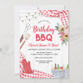 Invitation BBQ d'anniversaire (Devant)