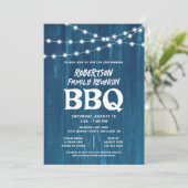 Invitation BBQ de retrouvailles de famille rustique (Debout devant)