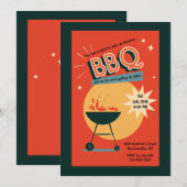 Invitation BBQ d'été (Devant / Derrière)