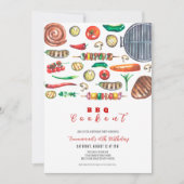 Invitation BBQ d'été Cookout Anniversaire (Devant)