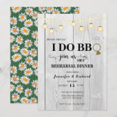 Invitation BBQ | Dîner de répétition | Douche Couples (Devant / Derrière)