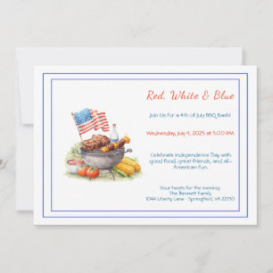 Invitation BBQ du 4 juillet – Jardin patriotique