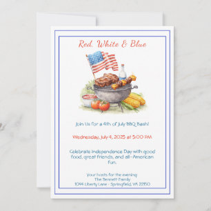 Invitation BBQ du 4 juillet – Jardin patriotique