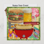 Invitation BBQ et bière - 4 juillet ! SRF (Devant / Derrière)