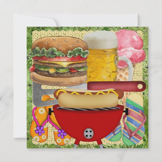 Invitation BBQ et bière - 4 juillet ! SRF (Devant)