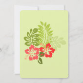 Invitation BBQ Été Tropical (Dos)