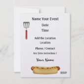 Invitation BBQ - Fête de cuisine - SRF (Dos)