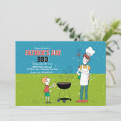 Invitation BBQ fête des pères (Debout devant)