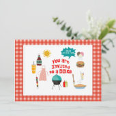 Invitation BBQ/Fête en plein air Participez à la fête! (Debout devant)