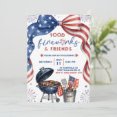 Invitation BBQ feux d'artifice 4 juillet (Debout devant)