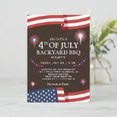 Invitation BBQ & Firework 4 juillet fête de l'indépendance (Debout devant)