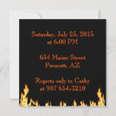 Invitation BBQ Flamboyant (Dos)