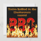 Invitation BBQ Flamboyant (Devant)