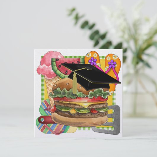 Invitation BBQ - Graduation / Tous les jours ! SRF (Debout devant)