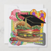 Invitation BBQ - Graduation / Tous les jours ! SRF (Devant)