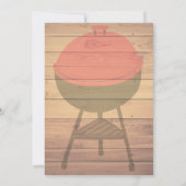 Invitation BBQ Maison de campagne – Lanterne de de (Dos)