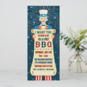 Invitation BBQ Oncle Sam (Debout devant)