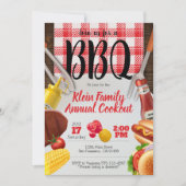 Invitation BBQ ou Invitation Pique-Nique pour Barb (Devant)