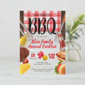 Invitation BBQ ou Invitation Pique-Nique pour Barb (Debout devant)