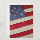 Invitation BBQ patriotique | Barbecue de jardin drapeau USA (Dos)