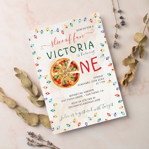 Invitation BBQ Pizza à part épicée amusante Photo Premier ann