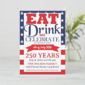 Invitation BBQ pour 250 ans d'indépendance (Debout devant)