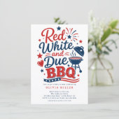 Invitation BBQ Red White & Due (Debout devant)