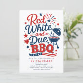 Invitation BBQ Red White & Due (Debout devant)