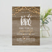 Invitation BBQ - Rustique (Debout devant)
