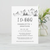 Invitation BBQ Rustique de Buffalo dans la Wildern (Debout devant)