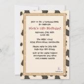 Invitation BBQ Steer (Dos)