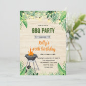 Invitation BBQ tropical (Debout devant)