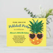 Invitation B'day de l'ananas de Pickleball + RSVP (Debout devant)