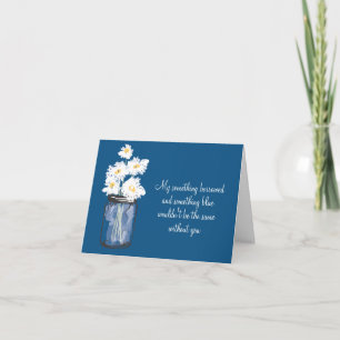 Invitation Be My Bridesmad - Mason Jar & Daisies