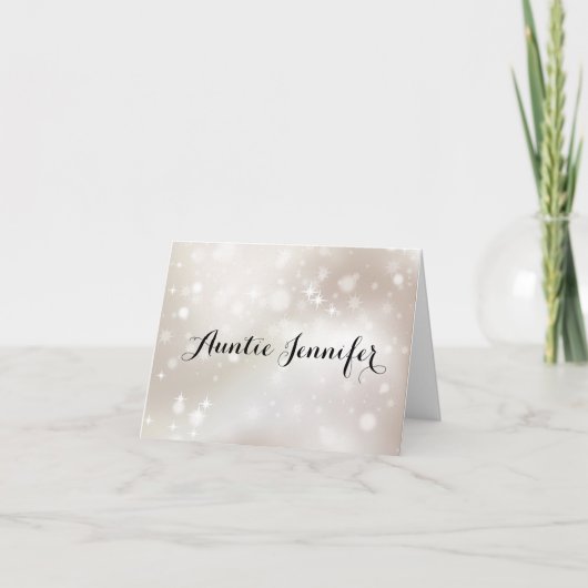 Invitation Be My Godmère Proposition sur les étoiles d'or Bap (Devant)